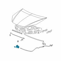 OEM Pontiac Lock Diagram - 15876266