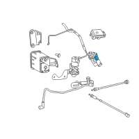 OEM 1999 Jeep Grand Cherokee Hose-Leak Detection Pump Diagram - 53013004AA