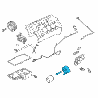 OEM 2004 Lincoln Navigator Engine Oil Cooler Diagram - 2C3Z6A642BC