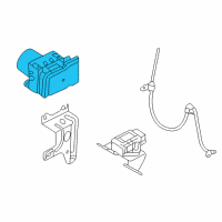 OEM 2006 Kia Sedona Abs Hydraulic Module Diagram - 589204D000