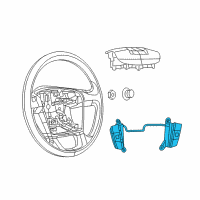 OEM 2014 Ram ProMaster 2500 Switch-Radio Control Diagram - 6XB58JXWAA