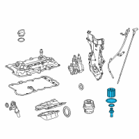 OEM 2014 Scion iQ Oil Filter Diagram - 04152-YZZA7