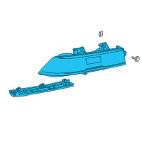 OEM Chevrolet Tail Lamp Assembly Diagram - 23256982