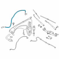 OEM 2018 BMW X4 Hose Line Diagram - 61-67-7-123-866