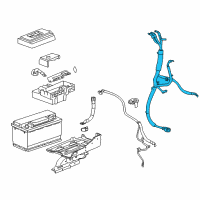 OEM 2018 Cadillac Escalade Positive Cable Diagram - 84528826