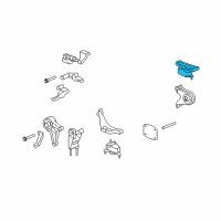 OEM Saturn Aura Mount Asm-Trans Diagram - 22708449