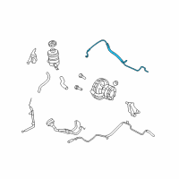 OEM 2008 Kia Optima Hose Assembly-Power STEE Diagram - 575102G100DS