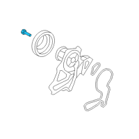OEM Hyundai Azera Gasket-Water Pump, RH Diagram - 21355-3C520