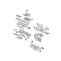 OEM 2009 Cadillac STS Intake Duct Seal Diagram - 11515174