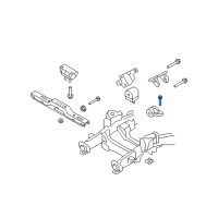 OEM Ford Taurus Lower Mount Bolt Diagram - -W708103-S439