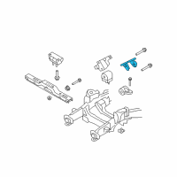 OEM 2007 Lincoln Navigator Side Mount Bracket Diagram - 7L1Z-6038-AA