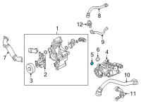 OEM BMW 330i O-RING Diagram - 11-53-9-468-022
