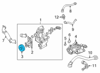 OEM BMW 540d xDrive BELT PULLEY, COOLANT PUMP Diagram - 11-51-8-591-892