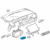 OEM Buick Regal TourX Headlamp Switch Diagram - 84192536