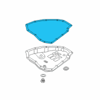 OEM 2013 Nissan Versa Gasket-Oil Pan Diagram - 31397-3JX0A