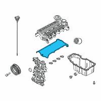 OEM 2021 Jeep Renegade Gasket-Cylinder Head Cover Diagram - 68439755AA