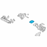 OEM 2020 Lexus UX200 Gasket, EGR Valve Diagram - 25627-24010