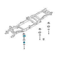 OEM 2014 Ford F-350 Super Duty Lower Insulator Diagram - 7C3Z-1000155-GA