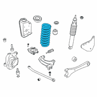 OEM 2021 Ford F-350 Super Duty Coil Spring Diagram - 7C3Z-5310-KC