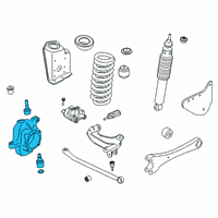 OEM 2019 Ford F-250 Super Duty Knuckle Diagram - HC3Z-3131-A