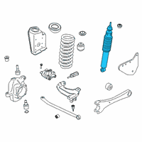 OEM 2022 Ford F-350 Super Duty Shock Diagram - LC3Z-18124-R