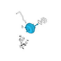 OEM Nissan Titan Master Vacuum Assembly Diagram - 47210-ZC00A