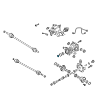 OEM Hyundai Santa Fe Nut-Pinion Lock Diagram - 53062-3B516