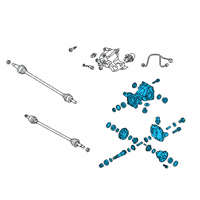 OEM Hyundai Santa Fe Carrier Assembly-Differential Diagram - 53000-3B516