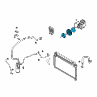 OEM Kia Rio Clutch Assembly-Magnet Diagram - 0K30A61L10