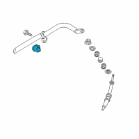 OEM 2011 Ram Dakota BUSHING-STABILIZER Bar Diagram - 55366781AA