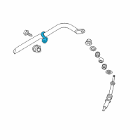 OEM Ram RETAINER-STABILIZER Bar BUSHING Diagram - 52013696AB