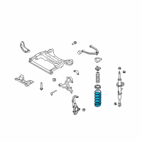 OEM 2009 Infiniti G37 Front Spring Diagram - 54010-JK12A