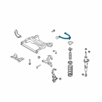OEM 2015 Infiniti Q40 Front Right Upper Suspension Link Complete Diagram - 54524-JK000