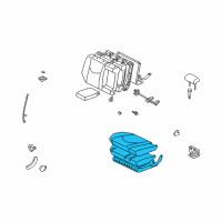 OEM 2003 Lexus RX300 Seat Cushion Pad Diagram - 7146048080A1