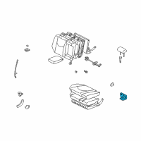 OEM 2000 Lexus RX300 Cup Holder Assembly Diagram - 66990-48010-C0