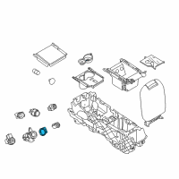 OEM 2014 Lincoln MKX Ignition Immobilizer Module Diagram - BT4Z-15607-A