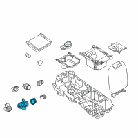 OEM Ford Special Service Police Sedan Switch Assembly Diagram - CG1Z-12A145-A