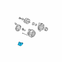 OEM Acura MDX Stay, Alternator Diagram - 31113-RYE-A00