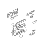 OEM 2000 Chevrolet Impala Window Switch Diagram - 10283834