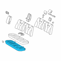 OEM 2011 Toyota Camry Seat Cushion Pad Diagram - 71503-06110