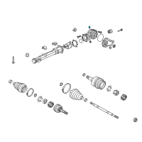 OEM GMC Acadia Vent, Transfer Case Diagram - 19132947