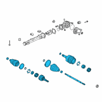 OEM 2015 Buick Enclave Axle Shaft Assembly Diagram - 23219923