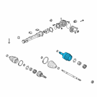 OEM GMC Acadia Inner Joint Diagram - 22783790