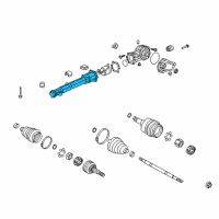 OEM 2009 Chevrolet Traverse Shaft Diagram - 15839524