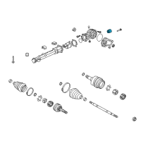 OEM 2017 GMC Acadia Limited Carrier Assembly Rear Bushing Diagram - 15119449