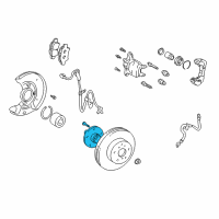 OEM 2005 Scion tC Hub Diagram - 43502-21010