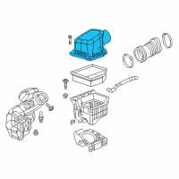 OEM Dodge Cover-Air Cleaner Diagram - 68141933AA