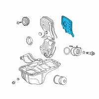 OEM 1997 Toyota RAV4 Upper Timing Cover Diagram - 11304-74040