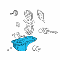 OEM Toyota MR2 Oil Pan Diagram - 12101-74050