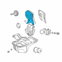 Genuine Toyota Camry Outer Timing Cover diagram